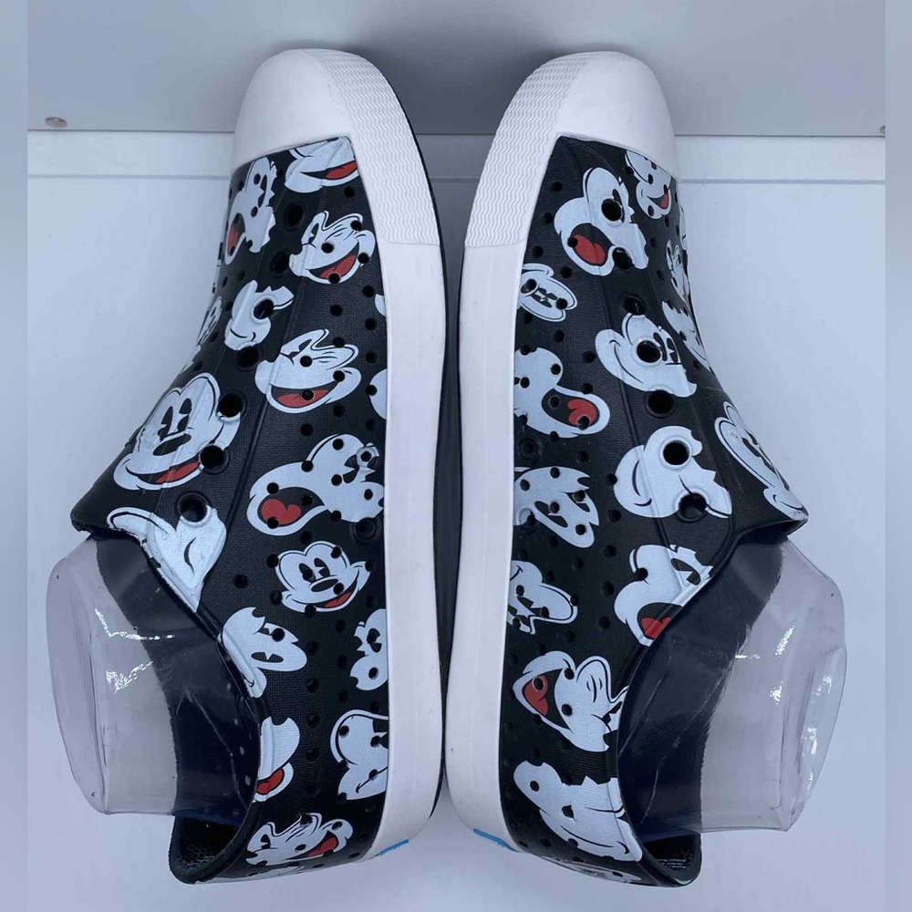 Native x Disney Mickey Mouse Shoes Black Unisex Women’s Size 9, Men’s Size 7 - Picture 5 of 10